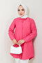Classic Hidden Button Boyfriend Shirt - 2