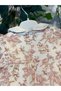 Girl's Muslin Dress - 100% Natural Cotton - Brown - 6