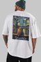 For the Love of Cats 70 Cats Printed White Oversize T-Shirt 100% Cotton Unisex Cat Lover Premium Design - 5