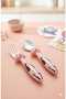 Stainless Steel Fork Spoon Set for Children 17 cm - 2 Pieces