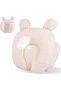 Portable Baby Pillow,Adjustable Cartoon Bear Ergonomic Design,Soft Hypoallergenic Newborn Head Shaping Pillow for Flat Head Prevention