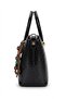 Elit Vsn3118R Women's Patent Leather Hand and Shoulder Bag Black Printed - 4