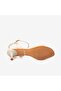 Women's 7.5cm Beige Heeled Sandals 1168 - 5