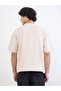 Men Applique Detail Cotton Oversized T-Shirt - 5