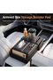 Car Armrest Box Storage Booster Pad – Multifunctional Console Organizer with Cup Holder, Tissue Box & Phone Slot - 3