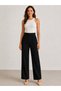 Hayal 27506-26 Women's High Waist Straight-Leg Fabric Trousers Comfortable Fit for Office and Daily Use