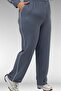 67011 Large Size Ribbed Muslin Trouser Suit - Anthracite - 5