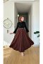 Vual Lininged Crinkle Skirt - 2