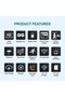 4G 2-in-1 Solar Street Light Camera Outdoor, 12MP Dual Lens PTZ Wireless Security Cam, Two-Way Audio, Motion Detection, Night Vision, IP66 Waterproof, Home Surveillance System - 3
