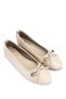 Women's Faux Leather Beige Floter Ballerina Shoes - 3