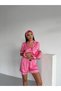 Women's Satin Pajama Set (Hairband+Hair Clip Four-Piece Set) - 2