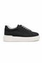 Genuine Leather Men's Lace-Up Matte Leather Sneaker Shoes Ronald