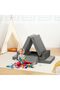 8-Piece Modular Sofa Set for Kids – Complete Contemporary Set – High-Density Foam – Removable Cover – Ideal for Living Room, Bedroom, Playroom – Elegant and Durable Design – Gray - 5