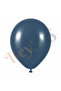 Storm Blue Color Latex Retro Balloon (13 cm) - 10 Pieces - 2