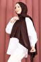 Zigzag pattern jacquard shawl series - coffee