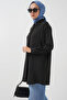 Women's Long Shirt Tunic 1489 - Black - 3