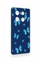 Infinix Note 40 Pro Compatible Blue Butterfly Pattern Silicone Case - 3