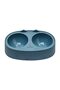 Dual Feeding Bowl Blue 34x20x9cm Large Double Cat & Dog Food Water Station Non Toxic Durable Plastic Pet Feeder - 7