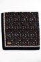 Women's Gray Black Floral Patterned Stitched Writing Pad - 2
