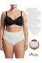 Women's Seamless Panties Laser Cut High Waist Non-Marking Plus Size Ghost Panties # Izbırakmaz 6-Pack