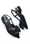 Sup 3648 Low Heeled Shoes with Bow Detail - 3