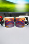 Cowboy Bebop Anime Printed Ceramic Luxury Mug (1 Piece) Custom Black Handle Wave Handle V5D - 2
