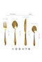 Cutlery Set 16-Piece (4x4) – Stainless Steel Flatware, Heavy & Thick, Luxury Dining Set – Gold - 8