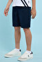 Solid Shorts with Button Closure - 2