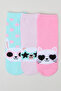 3 Pack Patterned Crew Socks