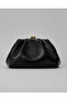 Black Scholar Draped Chain Evening Dress Bag Clutch Portfolio Bag - 4