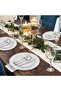 Premium Silver Plastic Cutlery Set, 150 Piece Flatware Collection With 50 Spoons 50 Forks And 50 Knives, Reusable Dining Tableware Set For Home Kitchen Events Catering And Serving - 5