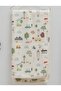 İncibaby 100% Cotton 1 Piece Muslin Blanket & 1 Piece Cotton Blanket 80X90 cm (Pacifier Strap Gift) - 2