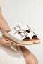 Smh 322 Double Buckle High-Sole Slippers - 4