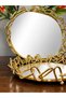 2 Li Oval Chain Tray-Gold Tkebt Gold - 2