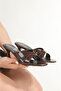Cross Slippers with 5cm Heels Goblet Shoes New Season - 4