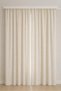 Keten Bohem Natural Vintage Plain Pleatless Plain Curtain - Background Curtain - Single Wing Curtain with Tieback Gift - 3