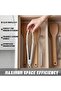 Kitchen Tongs 9-Inch for Cooking with Non-Scratch Silicone Cooking Tong Tips | Heat Resistant, Non-Slip Grip - 4