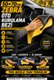 50X70 cm 1Pc Double Sided Zebra Microfiber Car Interior Exterior Wash Cleaning Dusting Drying Glass Cloth Car Towel Auto Cloth - 4