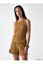 Original Boat Neck Gathered Textured Blouse