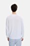 White Regular Fit Crew Neck Seasonal Knitwear - 5