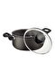 Paris Non-Stick Aluminium Casserole with Glass Lid, 24 cm - 4