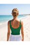Summer Wavy Lace Look Knitwear Crop Bustier - 3