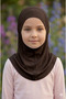 Girl's Ready-Made Hijab Scarf – Practical Snap-On Hijab |   Flexible Viscose Fabric Daily & Prayer Headscarf - 2