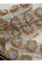 Yellow Hologram Shiny Bead Embroidered Ribbon Flower 1 Meter Gift Decoration Jewelry Buckle Material - 4