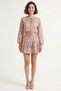 Women's Plus Size Plaid Patterned Woven Beach Shirt Skirt Set Raglan Sleeve Ruffle Casual Comfortable - 4