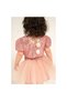 Baby Girl Party Dress with Tulip Detail Tutu Skirt and Sequin Embellishments - 3