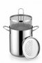 304 Stainless Steel Frying and Boiling Pot with Heat Insulation Strainer 2L 15cm - 3