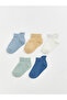 Esvab • Modern & Distinctive Baby Boy Booties Socks, Pack of 5