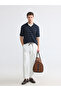 Esvab • Modern & Distinctive Devrik Roba Collar Striped Men's T-Shirt - 2