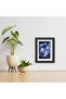 Alayra Satoru Gojo Poster Jujutsu Kaisen Poster Framed Paintings with Black Frame (12inches - 5